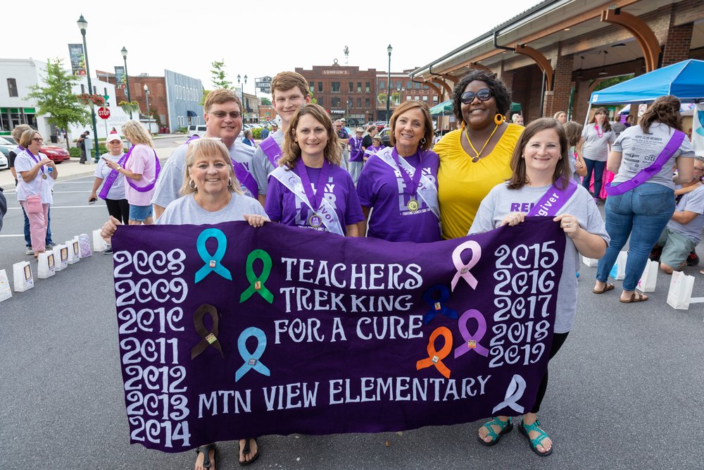 Teachers Trekking For A Cure at Relay For Life