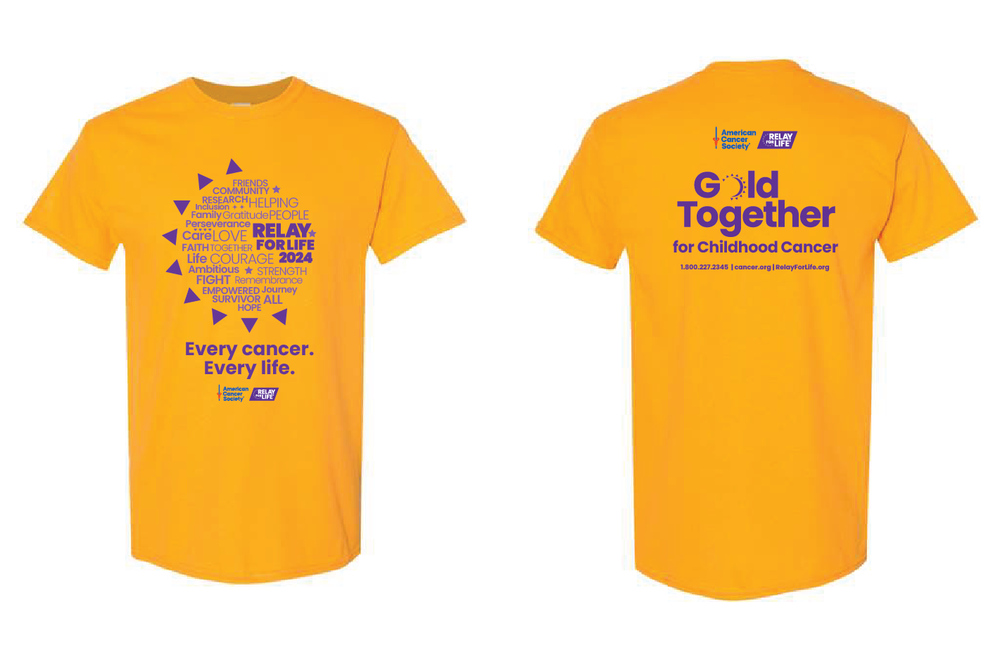 Relay For Life 2024 TShirt Program American Cancer Society Resources