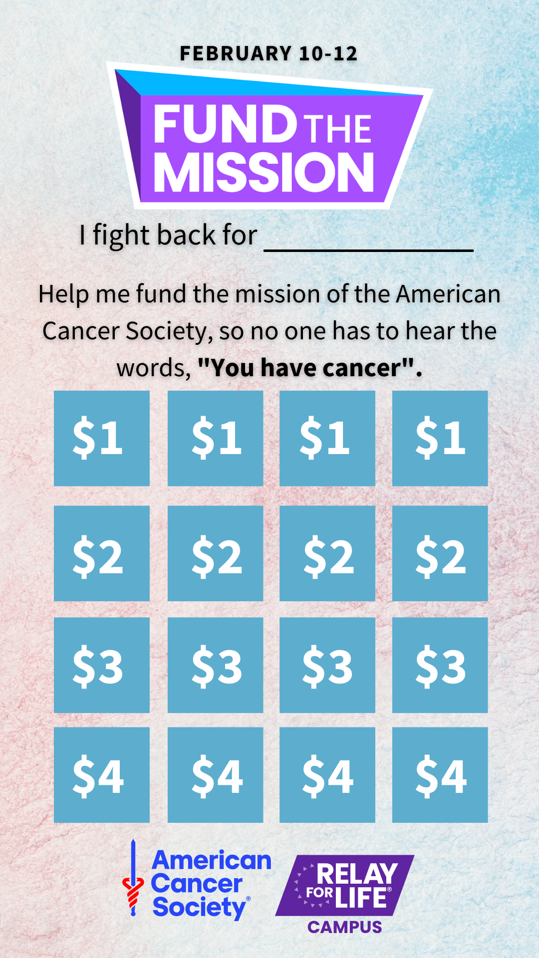 Campus RFL FTM Bingo Board 1